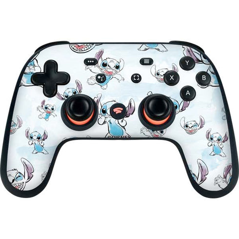 Disney Lilo and Stitch Pattern Google Stadia Controller Skin